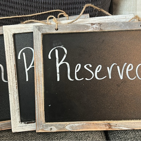Rustic Chalkboard Signs - Picture 1 of 1